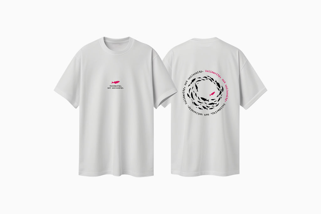 T-shirt Fischschwarm