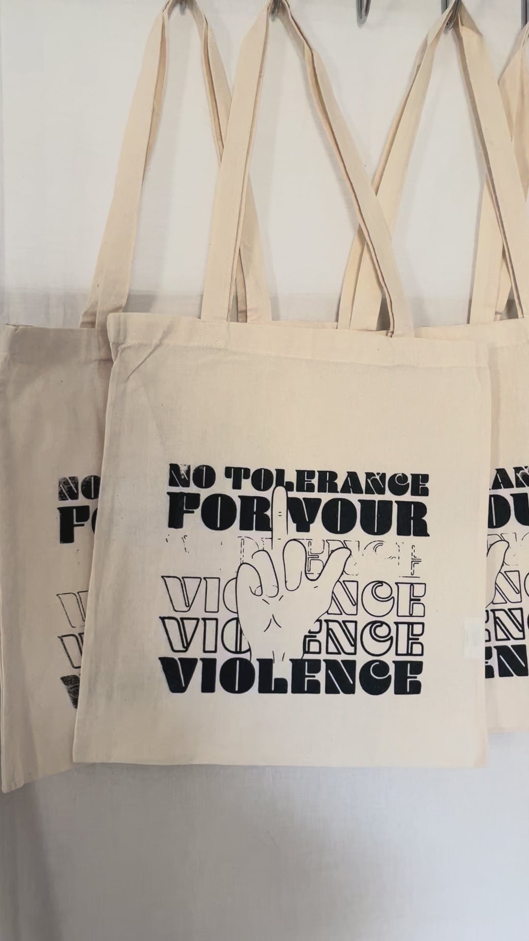 Jutebeutel Protest
